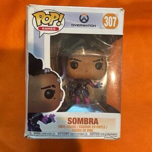 Funko Pop! Games Overwatch Sombra Figure - Purple and Black